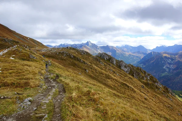 Ed szczyty górskie, Tatry w Polsce — Zdjęcie stockowe