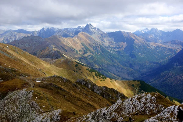 Ed bergtoppen, tatra gebergte in Polen — Stockfoto