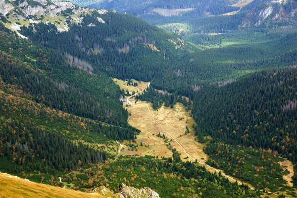 Paesaggio di montagne di Tatra in Polonia — Foto Stock