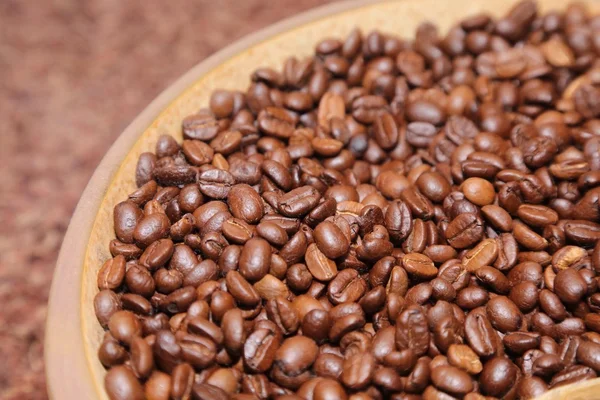 Imagem de perto de grãos de café — Fotografia de Stock