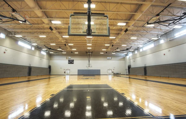 Gymnasium at Middle School — Stock Photo, Image