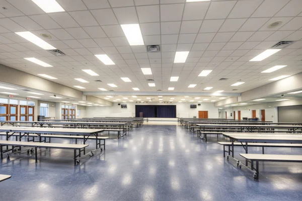 Cafeteria på högstadiet — Stockfoto