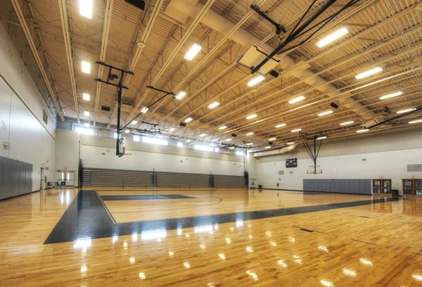 Gymnasium at Middle School — Stock Photo, Image