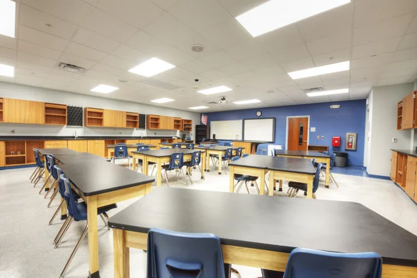 Sala de aula no ensino médio — Fotografia de Stock