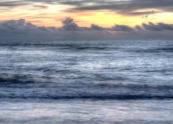 Ανατολή του ηλίου στην παραλία indialantic — Φωτογραφία Αρχείου