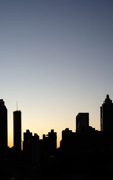 Silhouette of Atlanta — Stock Photo, Image