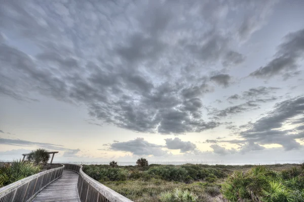 Salida del sol en Satellite Beach, Florida —  Fotos de Stock