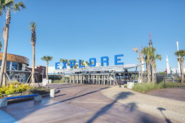 Yeni entryway ve daha az kennedy Uzay Merkezi ziyaretçi karmaşık