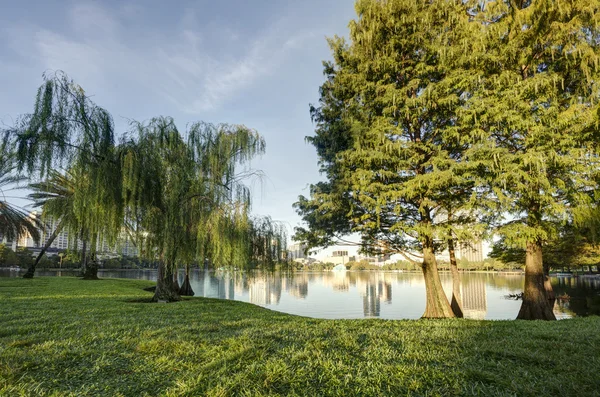 Lake Eola park — Stock Photo, Image