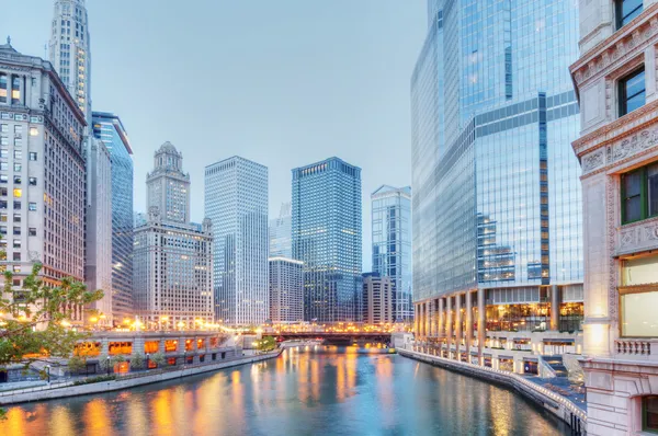 Skyline di Chicago — Foto Stock