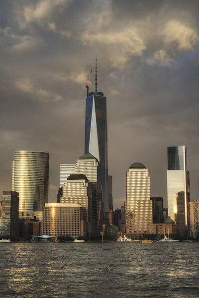 NYC bij zonsondergang — Stockfoto