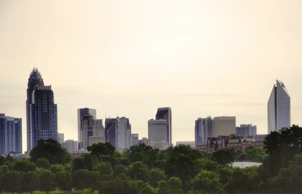 Skyline de Charlotte — Fotografia de Stock