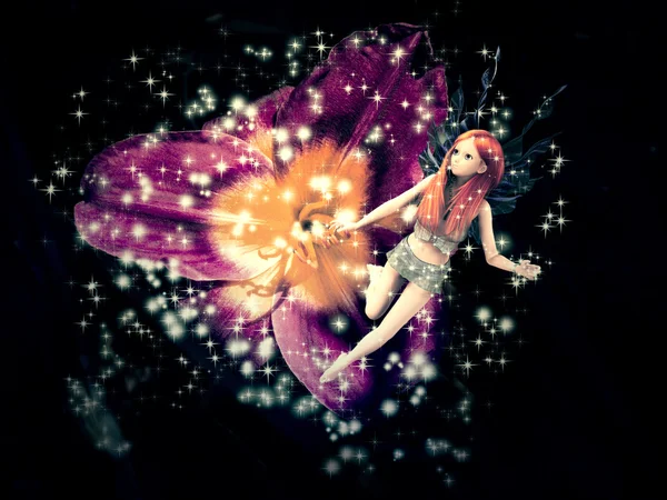Magic fairy bloem — Stockfoto