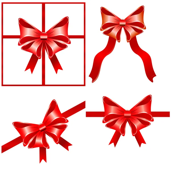 Red bows — Stock Photo, Image