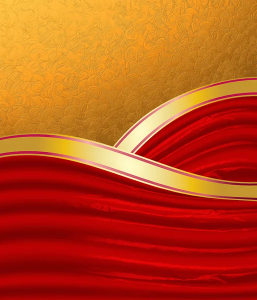 Gold and red background — Stock Photo, Image