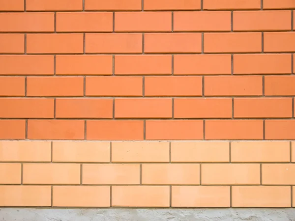 Two colors brick wall — Stock Photo, Image