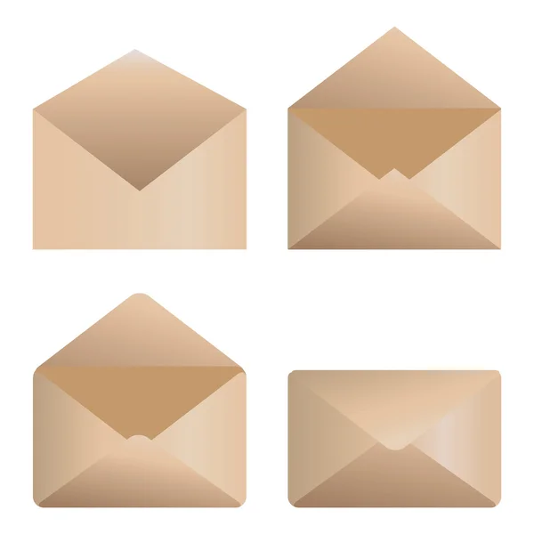 Envelope icons — Stock Vector