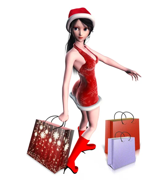 Lány ajándék táska — Stock Fotó