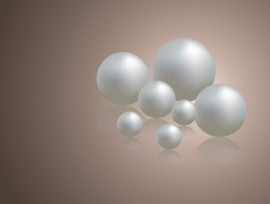 romantik arka plan inci ile