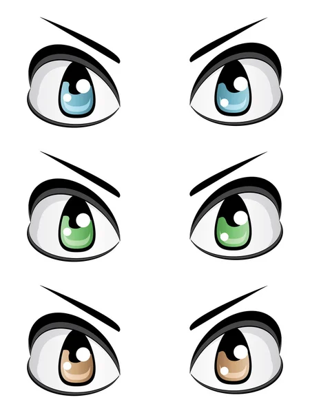 Yeux masculins — Image vectorielle