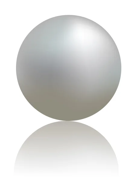 White pearl — Stock Vector