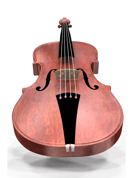 3D skrzypce — Zdjęcie stockowe