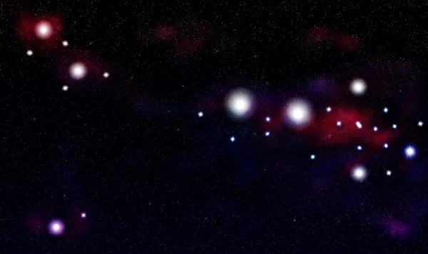 Nebulosa di colore rosso — Foto Stock