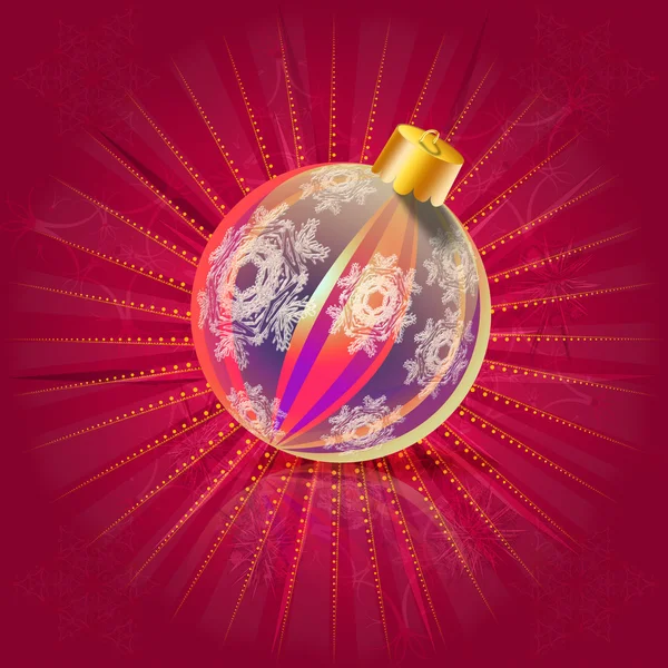 Boule de Noël colorée — Photo