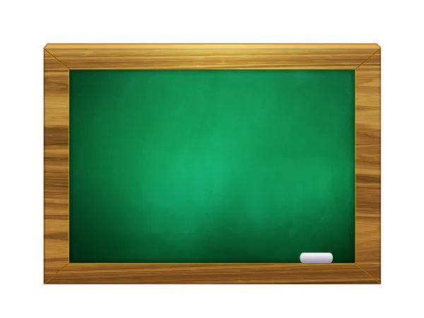 3d chalkboard of green color with chalk — Stock Photo, Image