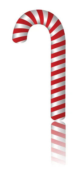 Christmas candy cane — Stock Vector