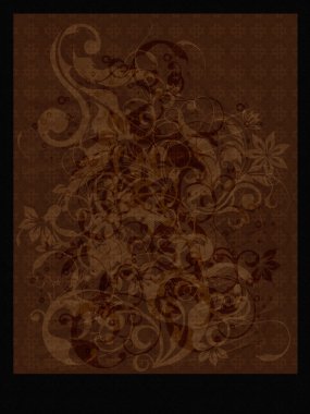 Grunge Flourish Arkaplanı