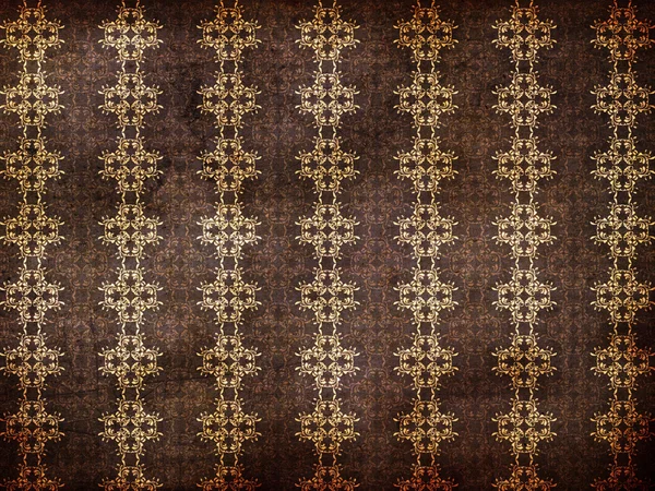 Grunge fondo marrón con patrón — Foto de Stock