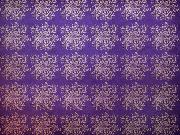 Vintage florecer patrón violeta — Foto de Stock
