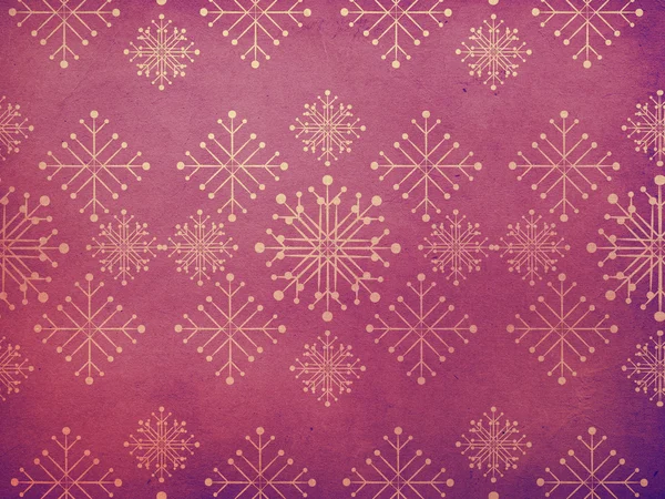 Vintage snowflakes purple background — Stock Photo, Image