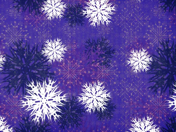 Vintage snowflakes — Stock Photo, Image