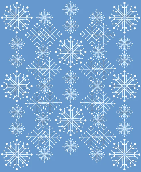 Snowflakes ornament — Stock Vector