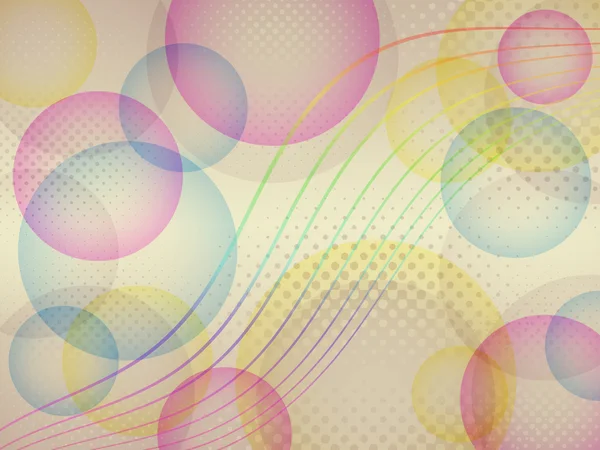 Цветные пузырьки фона — стоковое фото