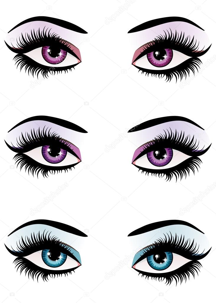 Fantasy eyes makeup