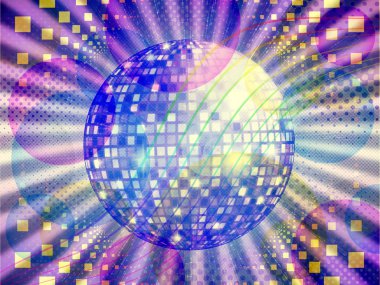 dico topu ile funky müzik arka plan