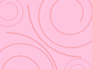 pembe bir arka plan üzerinde dairesel süsleme