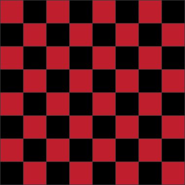Red checkered board clipart