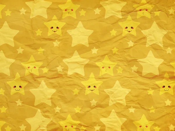 Funny stars on paper texture — Stock Photo, Image