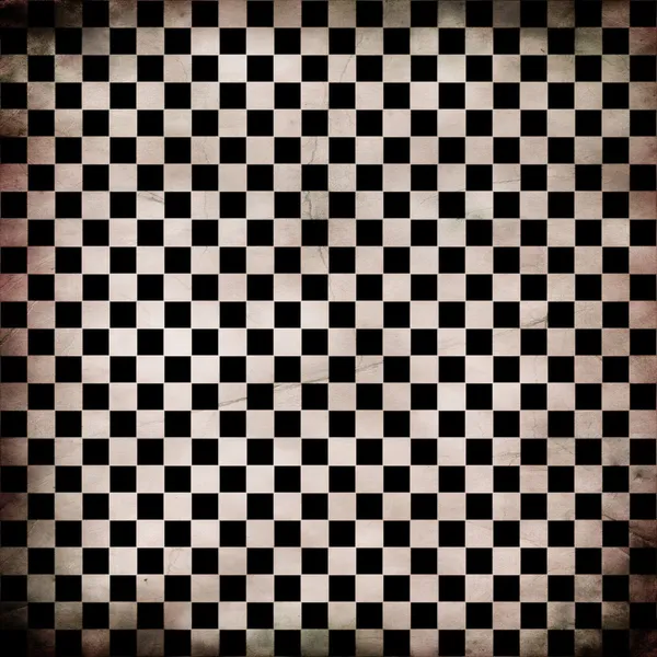 Grunge checker board — Stockfoto