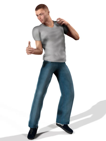 Dancing man — Stock Photo, Image