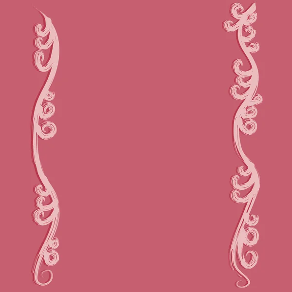 Curvas rosadas florecen — Vector de stock