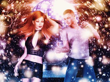 Dans eden kadın ve erkek