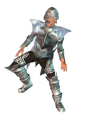 Knigh in armor clipart