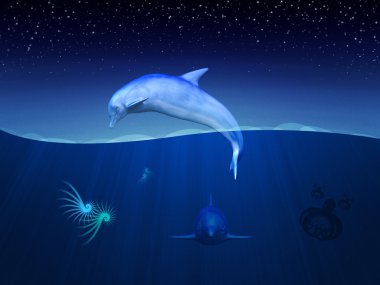 Yunuslar su altında