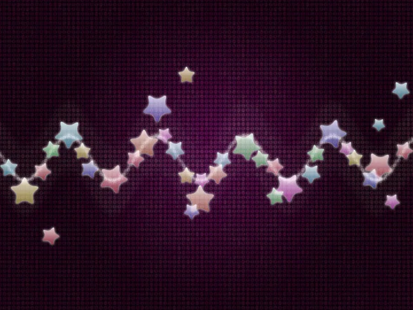 Estrelas brilhantes abstratas — Fotografia de Stock