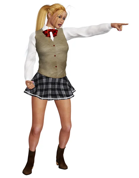 School girl — Stock Photo, Image